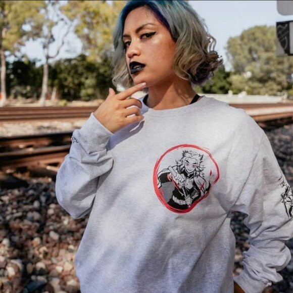 Demon Slayer Rengoku Sweater - Picture 2 of 2